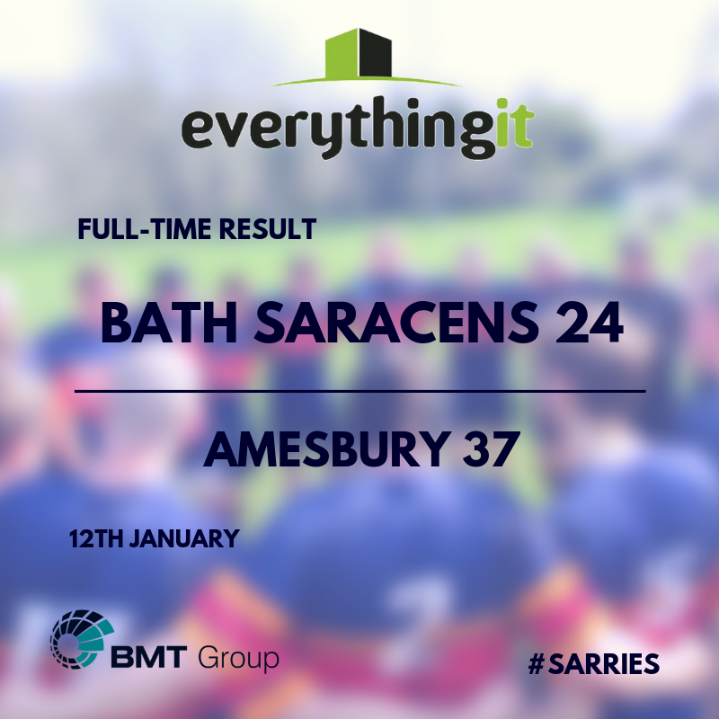 Bath Saracens 24 Amesbury 37