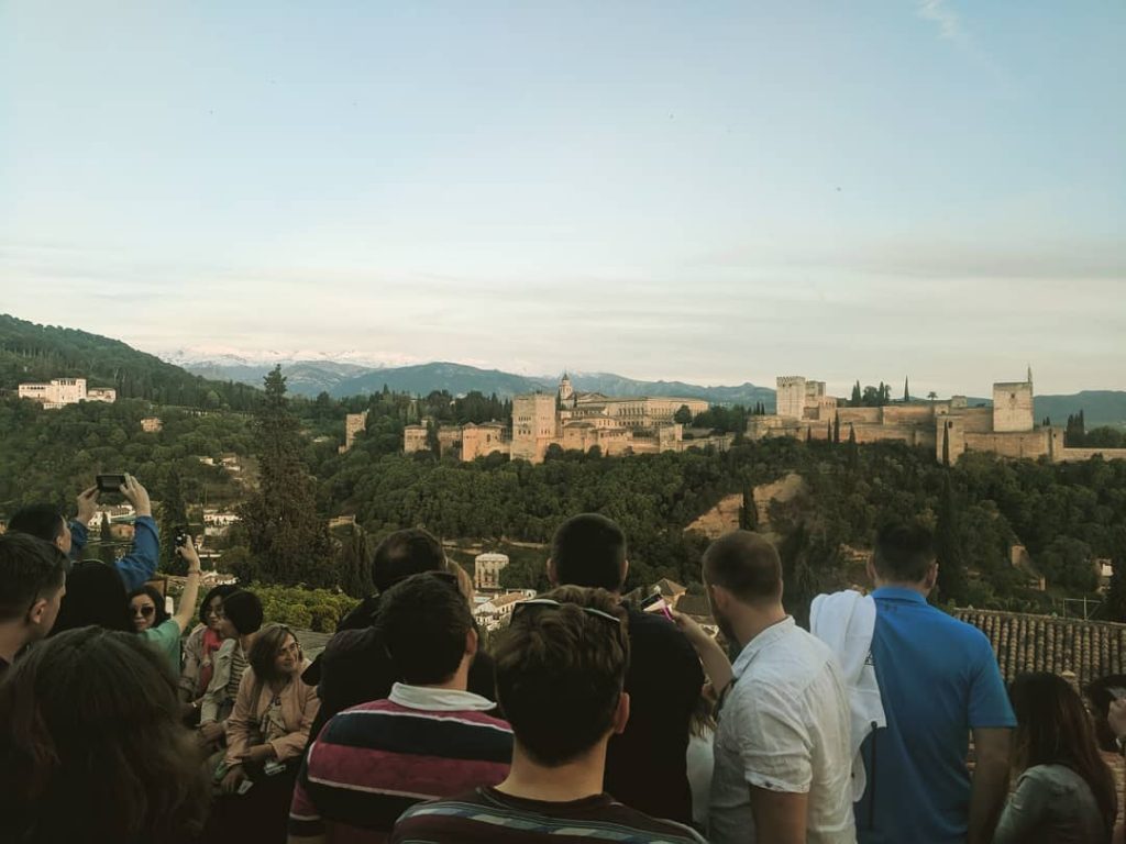 Tourists bask in Spanish sun 2