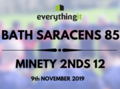 Bath Saracens 85 Minety 2nds 12